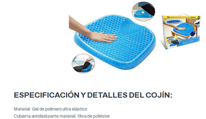 Cojín de Gel Ortopédico Flexible y Confortable